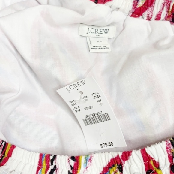 J.Crew One Shoulder Printed Dress - Picture 6 of 10